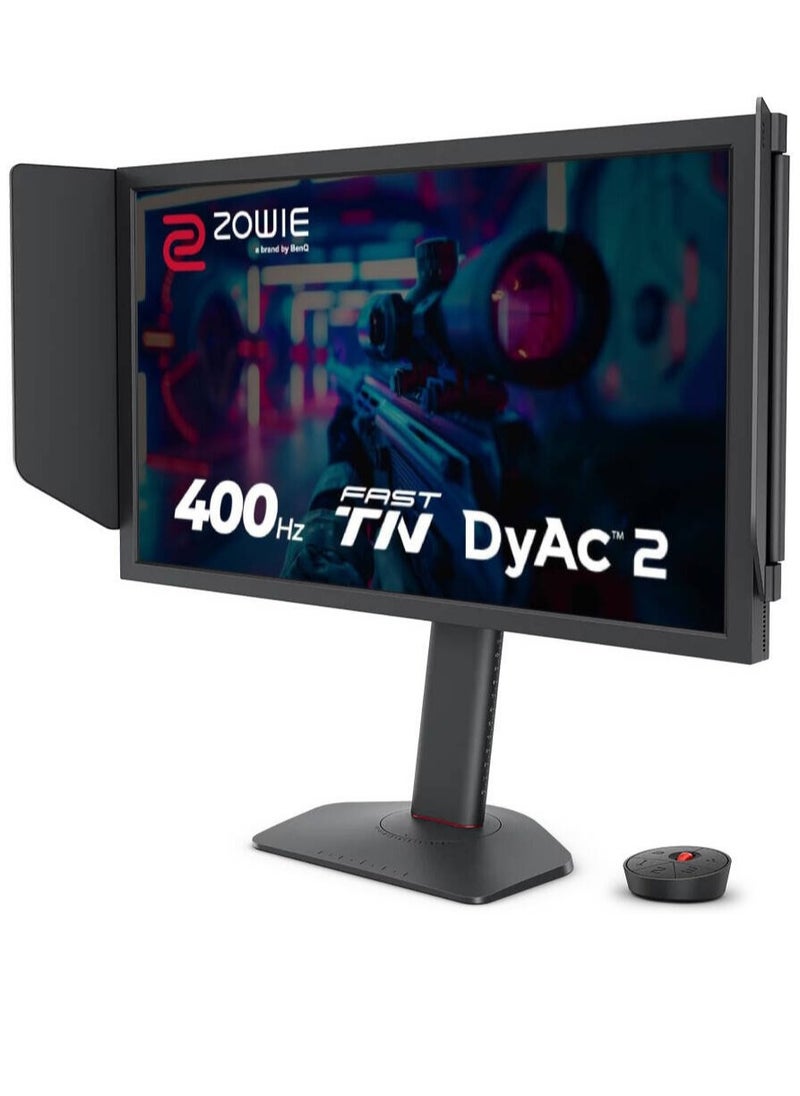 BenQ Zowie - BenQ Zowie XL2566X+ Gaming Monitor, 24" TN Display, FHD Resolution, Up to 400Hz Refresh Rate, DyAc 2 Technology, Black eQualizer, Color Vibrance, S Switch, Shielding Hood, Black - Image 1