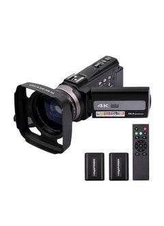 4K 60FPS Ultra HD Digital Video Camera DV Camcorder 48MP 16X Zoom 3-inch Rotatable LCD Touch Screen WiFi Sharing IR Night Vision Motion Dectection Anti-shaking Time Lapse Slow Motion