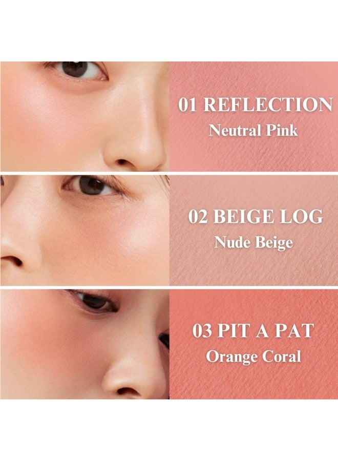 إجليبس أحمر خدود متعدد الاستخدامات - أحمر خدود جيلي كريمي للعيون والخدود بملمس قابل للبناء والدمج مع لآلئ لامعة، مكياج كوري طبيعي للوجه (03 Pit A Pat، 0.18 أونصة) - Image 2