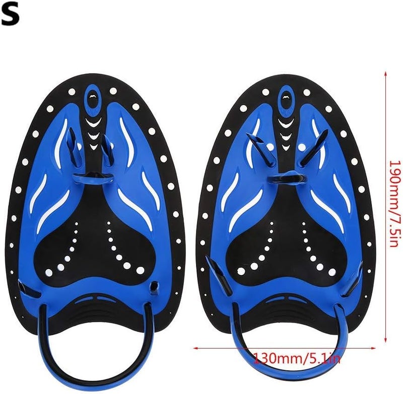 Zetiling Swim Fins, Adjustable Kids Flippers for Swimming, Professional Swim Hand Paddles, Flat Paddles for Kids, Children, Men, Women - Image 4