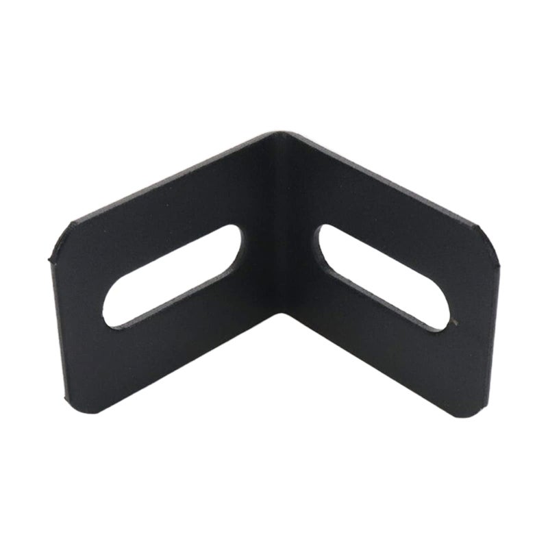 Dahszhi 4Pcs Adjustable 90 Degree L Shape Bracket Corner Connector Right Angle Brackets L Slotted Support Shelf Bracket, 1.97"x1.97"x1.5" - Image 3