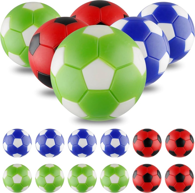 BQSPT Foosball Balls Replacement,Foose Balls, Mini Foosball 36mm,Multicolor Foosball Accessories 12pack - Image 1