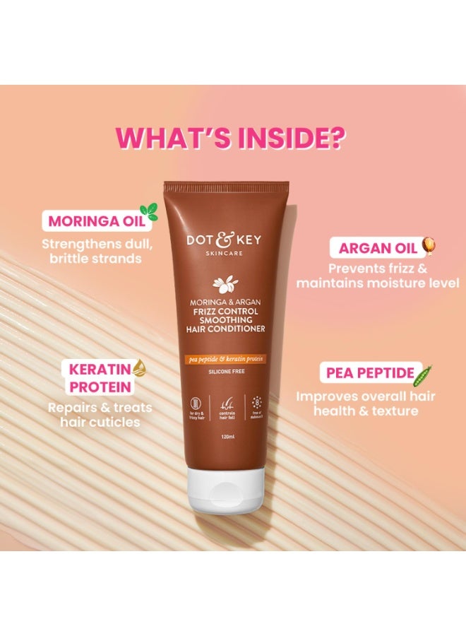 Dot & Key Moringa Argan Shampoo & Conditioner Combo | Shampoo 200ml, Conditioner 120ml - Image 5