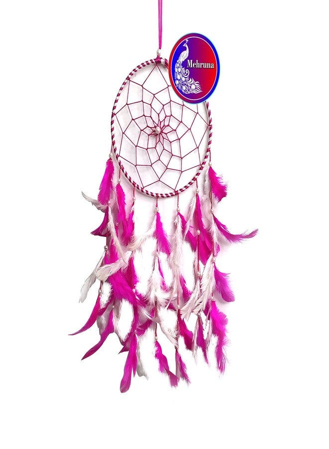 Mehruna Dream Catcher Wall Hangings Combo Feather Hanging Wind Chimes for Bedroom Car Kidsroom Wall Decor Handmade Home Decorative Items Pack of 2 (Ring Diameter_6Inch) - Image 4