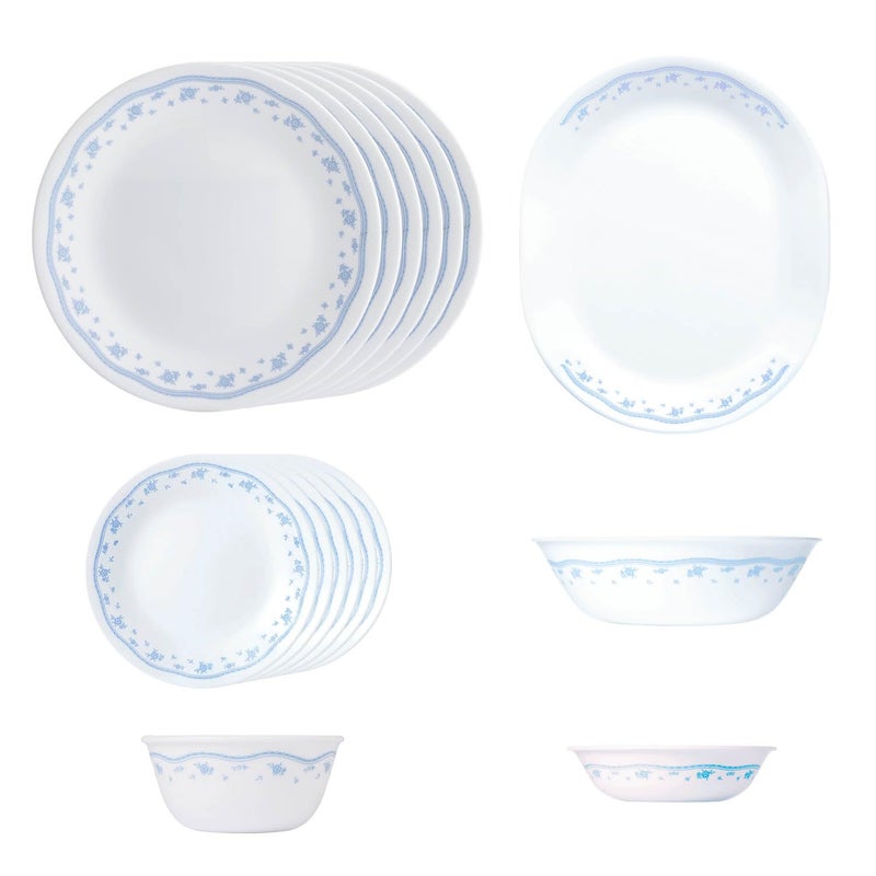 Corelle Corelle Livingware Series Morning Blue 21 Pcs Dinner Set  - Image 1