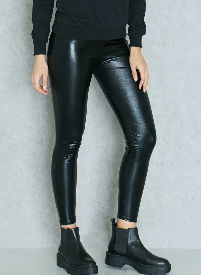 Ginger PU Leggings