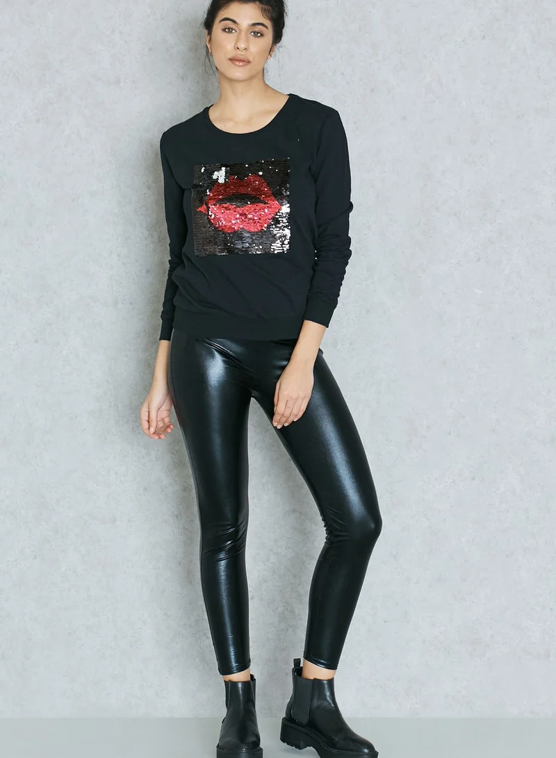 Ginger PU Leggings