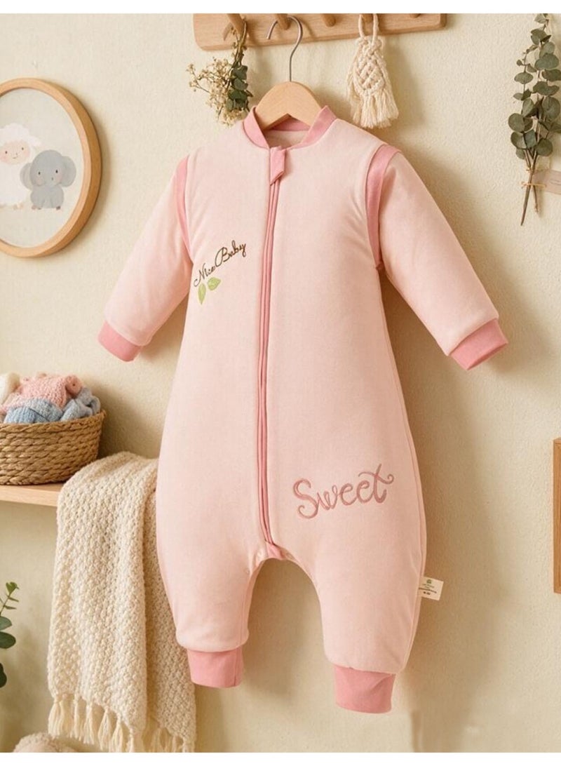 Baby Romper, Thin Style Baby Playsuit,Filled With Natural Pure Cotton, Warm& Skin-friendly Kids Jumpsuit, LooseFit, Suitable For Four Seasons &Outdoor Activities - Image 2