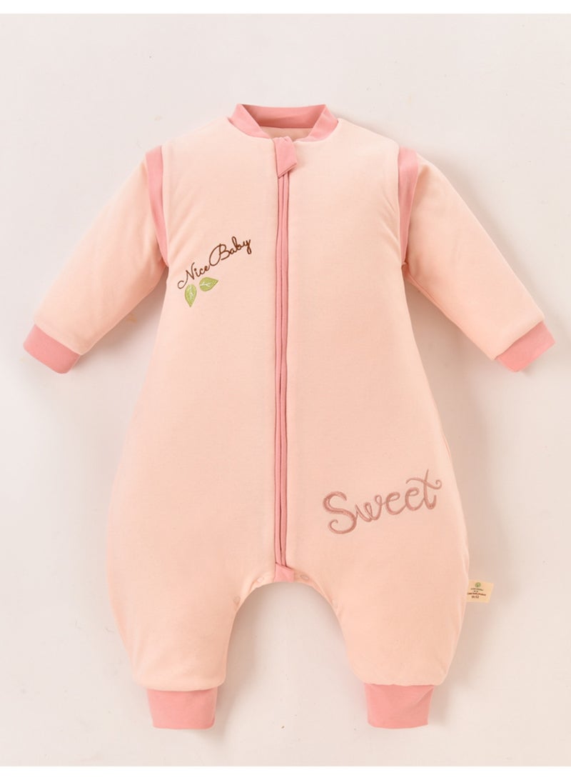 Baby Romper, Thin Style Baby Playsuit,Filled With Natural Pure Cotton, Warm& Skin-friendly Kids Jumpsuit, LooseFit, Suitable For Four Seasons &Outdoor Activities - Image 1