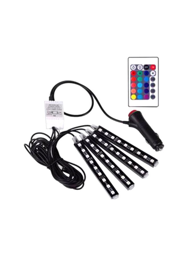 MUNTAQI 4-Piece LED Car Interior Lights