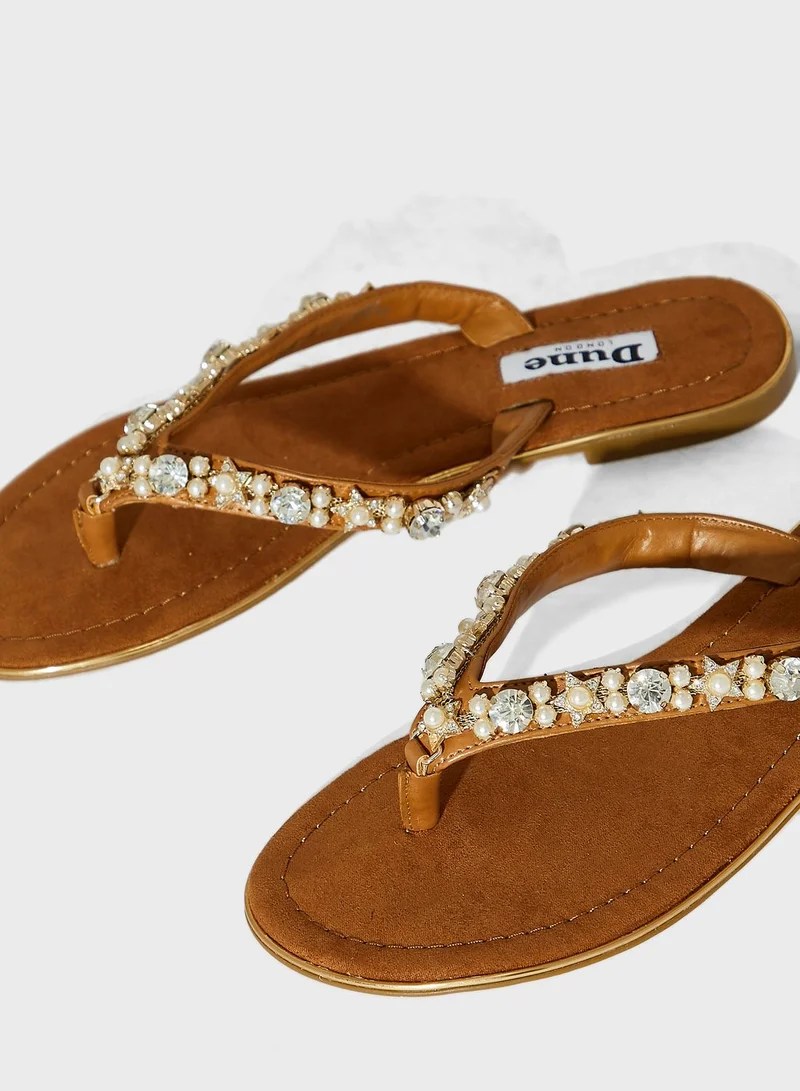 Dune LONDON Noele Flat Sandals