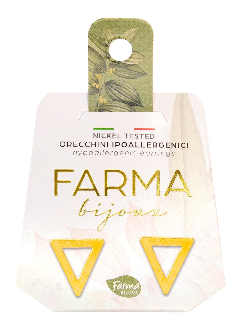 فارما حلق طبي فارما مطلي بالذهب 18K ARIA