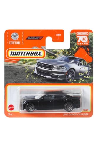 Matchbox 2018 Dodge Charger, Metal Parts 13/100 [Black] - Image 3