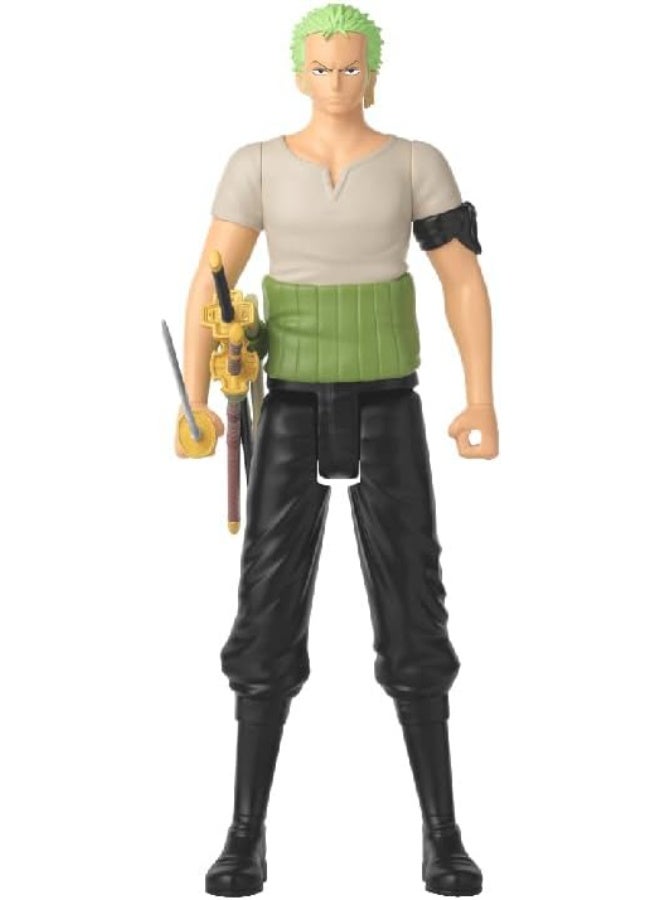 Bandai Roronoa Zoro Action Figure 28cm – Highly Articulated Collectible Toy, Three-Sword Style (Ages 4+) - ( Bandai Anime Heroes One Piece MEGA ) - Image 4