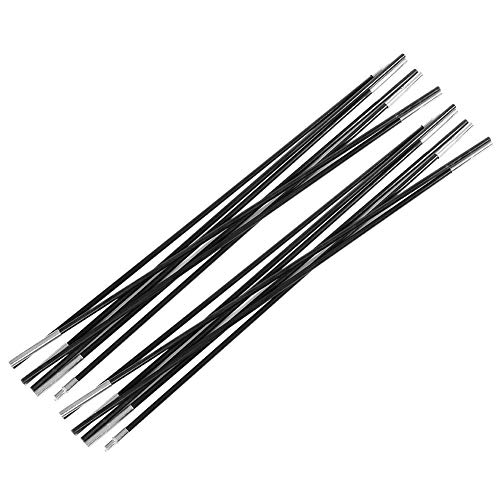 Inditradition Replacement Tent Pole Sticks for 2 Person Capacity Tents, Fiberglass Make (Black, 1 Pair, 6+6 Sticks, 135 Inches) - Image 2