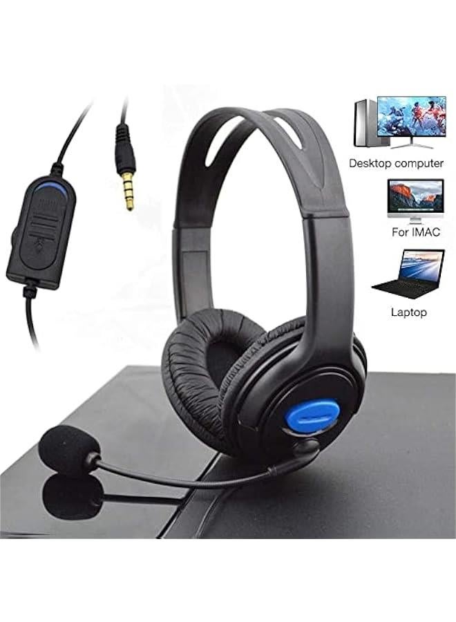 لعبة السلكية سماعات PS4 ، سماعات مع ميكروفون ، سماعات ستيريو باس - Image 5