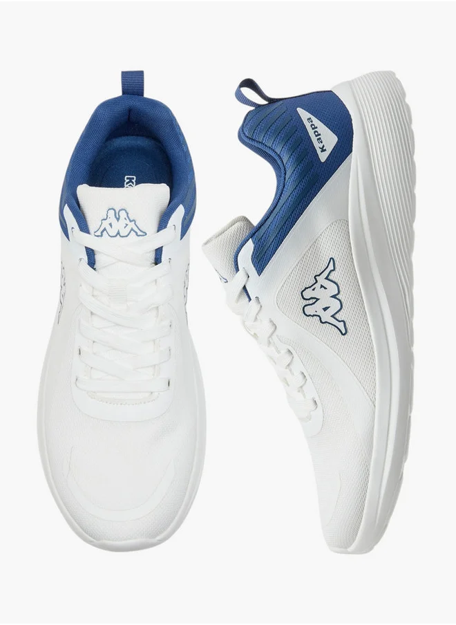 كابا Men's Logo Print Sports Shoes with Lace-Up Closure