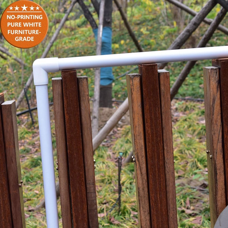 letsFix 1" PVC Pipe, DIY PVC Projects for the Home, Garden, Greenhouse, Farm and Workshop, Sch. 40 Furniture Grade, White [40" x 20 Pack] - Image 3