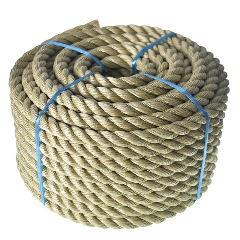 labworkauto ProManila  UnManilaPolypropylene Cord Twisted 3 Strand Lightweight Synthetic Rope for DIY Projects Marine Commercial Landscaping Tug of War