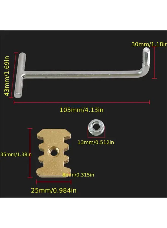 1 2T Camshaft Timing Belt Locking Tool Dual Cam Clamp Alignment Holder Retainer - Image 3