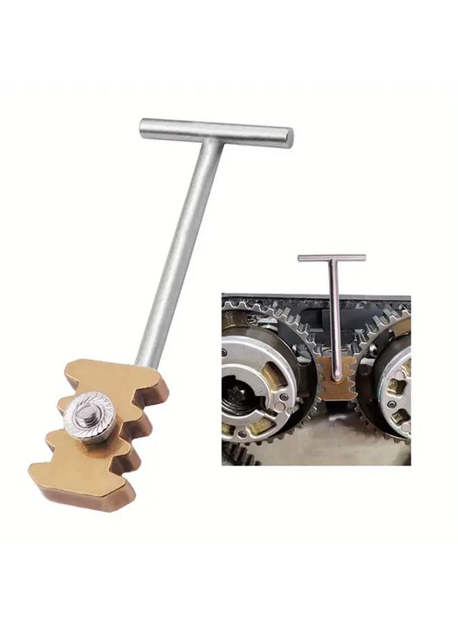 1 2T Camshaft Timing Belt Locking Tool Dual Cam Clamp Alignment Holder Retainer - Image 1