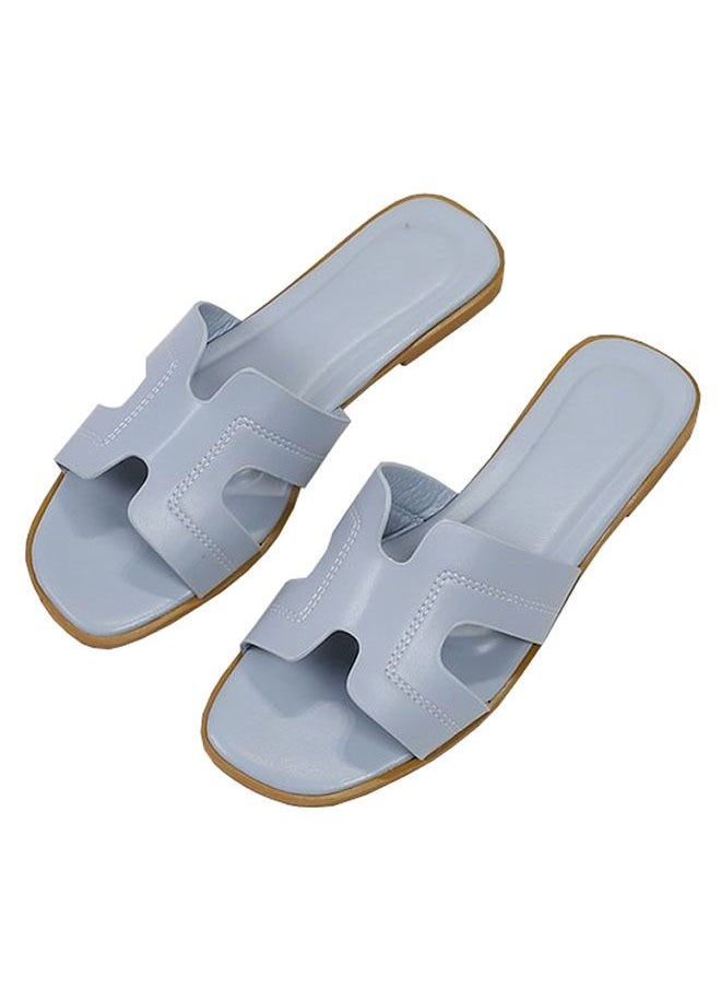 ZCM-HAPPY - Women Fashion Summer Slippers Outdoor or Indoor Flat Beach Sandals - Image 1