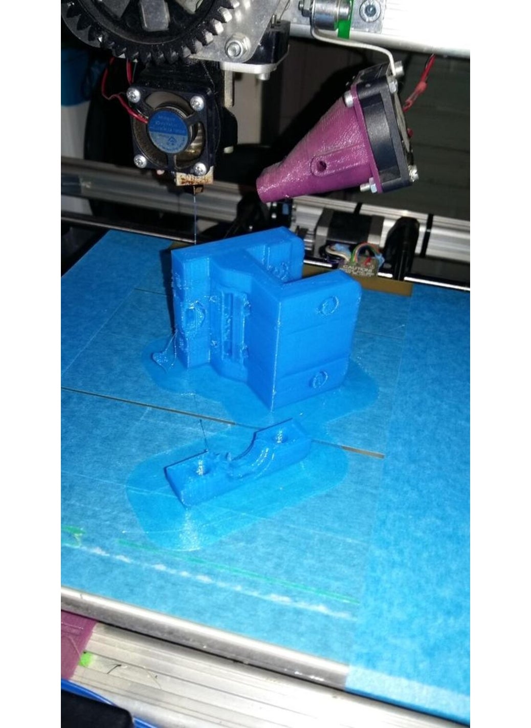 Epm3d K8200 E3D V6 1.75MM Bowden Hotend Bracket Plastic Apparatus For Mk2 Short Travel Latest Version 