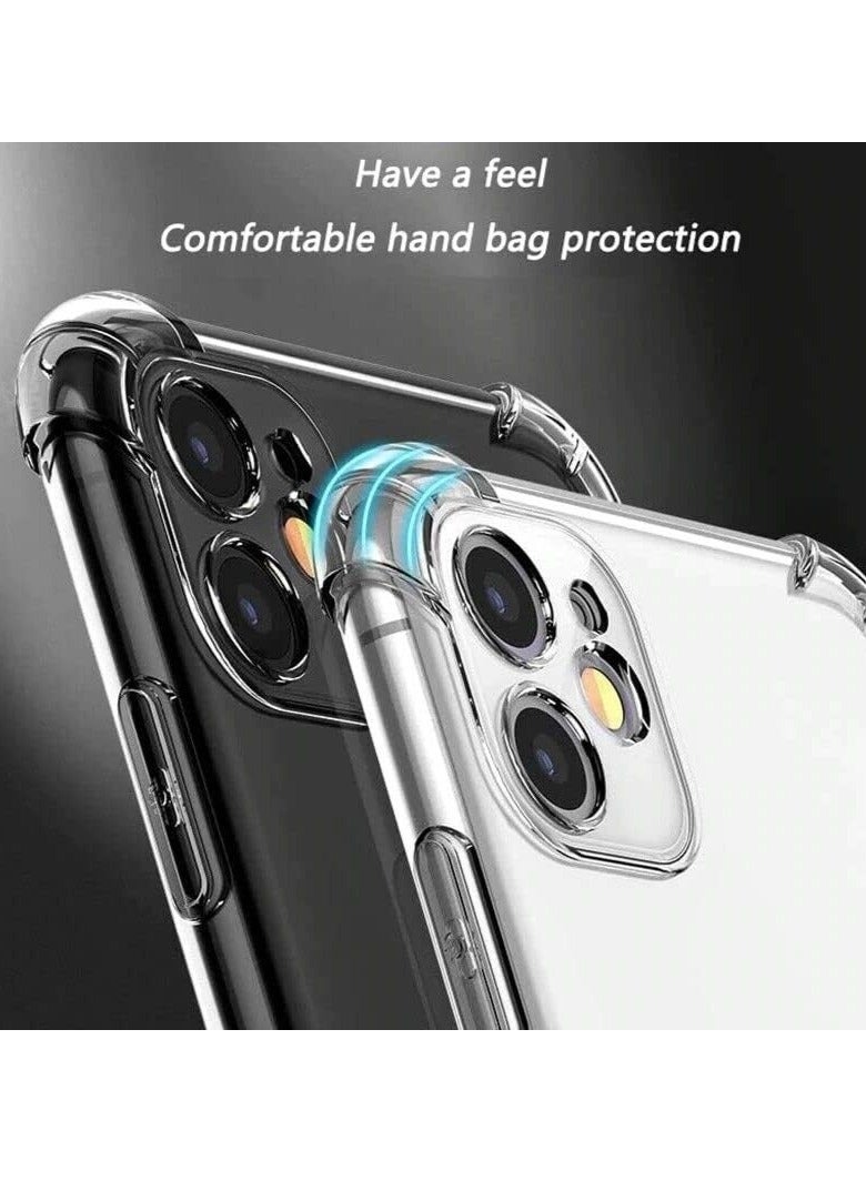 LEDIN Case for iPhone 12 Mini Clear Case Soft Flexible Silicone Back Cover Shockproof Anti Scratch Case with Reinforced Bumper Corner Compatible for iPhone 12 Mini Clear - Image 4