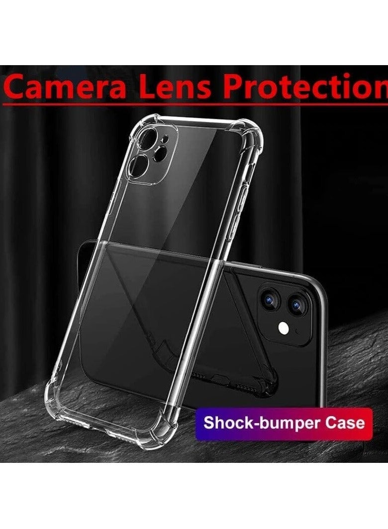 LEDIN Case for iPhone 12 Mini Clear Case Soft Flexible Silicone Back Cover Shockproof Anti Scratch Case with Reinforced Bumper Corner Compatible for iPhone 12 Mini Clear - Image 3