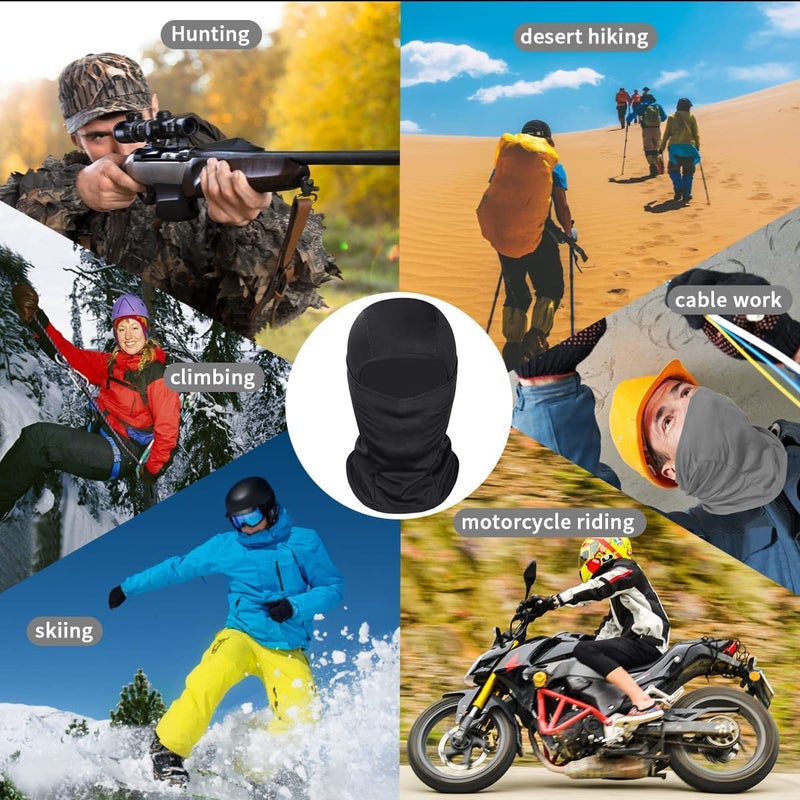 HSR Men Pro Cotton Fabric Bike Riding Washable Reusable Dust Protection Cover Face Mask For Men Balaclava Neck Gaiter - Image 4
