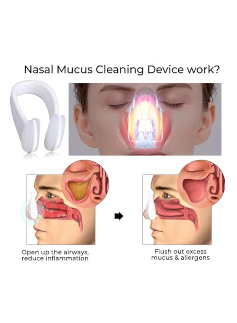Nasal Mucus Cleaning Device, Nasal Wash u0026 Sinus Relief, Breathe Well Nasal Mucus Cleaning Device, Nasal Mucus Cleaning Device for Adults - Image 4