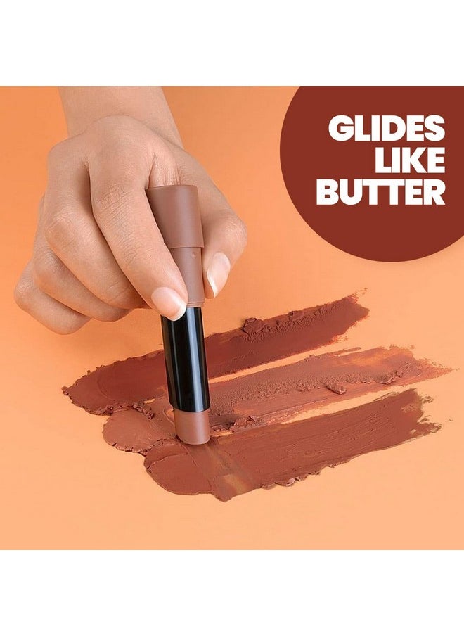 Mars - Matte Box Set Of 3 Lipsticks For Women | Long-Lasting | Smooth Finish | Moisturising | One Swipe Pigmentation (3X3.2 Gm) (04-Brown) - Image 1