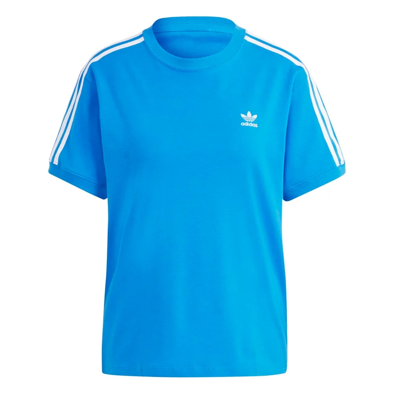 Adidas 3 STRIPE TEE Blue Originals Women T-SHIRTS