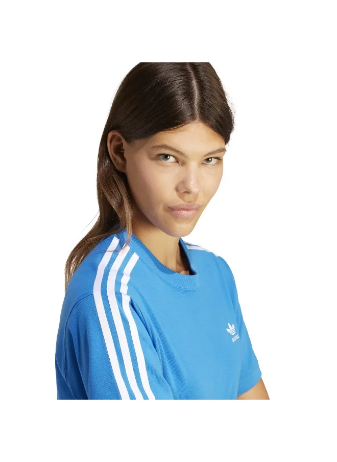 adidas Originals adidas 3 STRIPE TEE Blue Originals Women T-SHIRTS