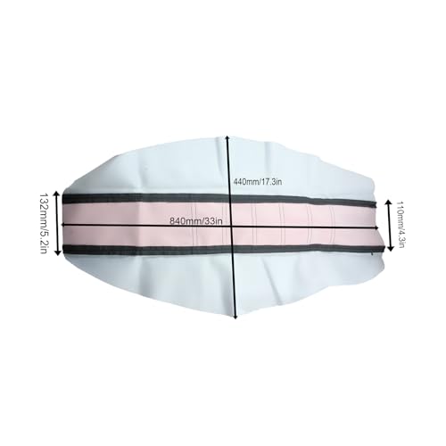Adsspro Motorcycle Universal Seat Cover NonSlip Suitable Rubber Striped Seat Covers Soft for CRF150F CRF230F CRF250F CRF250R YZ125 YZ250 KX60 KX65 KX80 KX85 KX125 Dirt Pit Bike Motocross Off Road Motorbike - Image 3