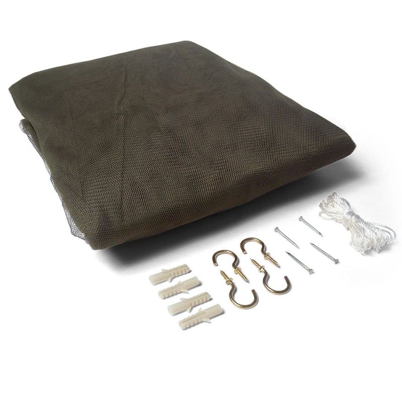 Coghlan's Single Wide Rectangular Mosquito Net, Green, Single Wide / 240-mesh - Image 4