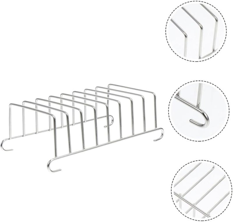 Stainless Steel Air Fryer Bread Toast Rack Baking Grilling Tool Easy Clean - Image 2