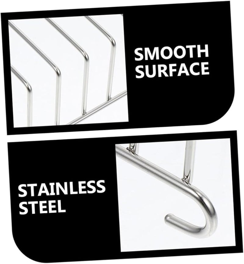 Stainless Steel Air Fryer Bread Toast Rack Baking Grilling Tool Easy Clean - Image 3