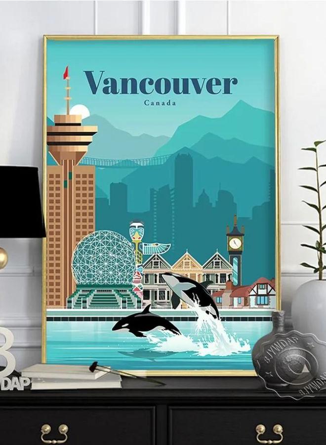 World City Travel Poster, Japan Tokyo Osaka Poster, Spain Madrid Watercolor Print, Florence Milan Santiago Chicago Wall Decor - Image 1