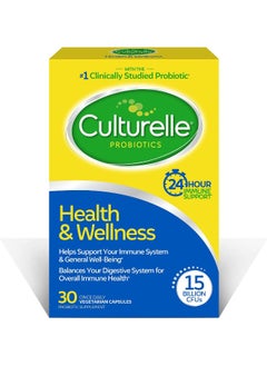Culturelle Health & Wellness Daily Probiotic For Women & Men - 30 Count - 15 Billion Cfus & A Proven-Effective Probiotic Strain Support Your Immune System - Gluten Free, Soy Free, Non-Gmo  - Image 1