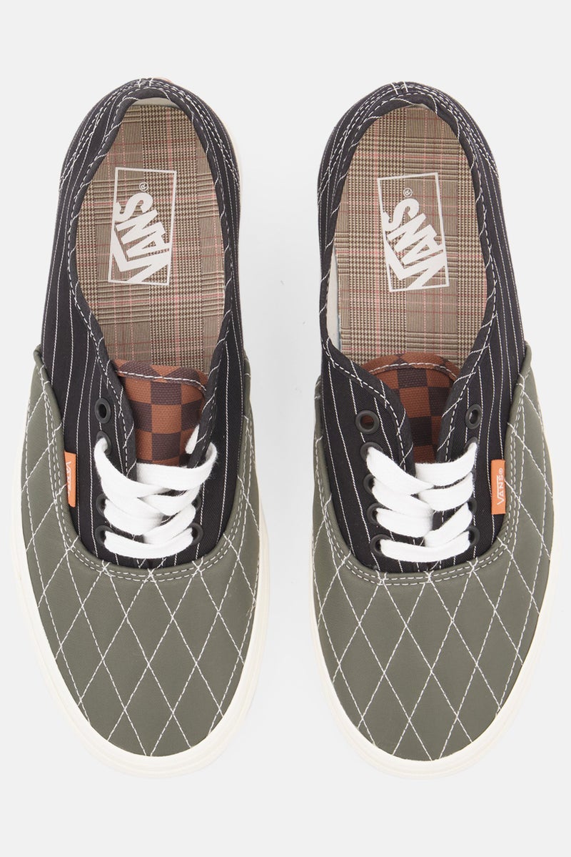 VANS أحذية رياضية مغلقة من الأمام للنساء، مزودة بأربطة، زيتوني - Image 3