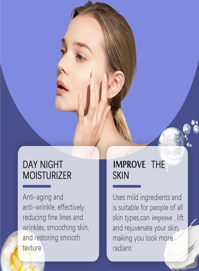 gcdat Collagen Face Moisturizer with Airless Pump - Collagen Botanical Stem Cells Cream for Skin with Retinol, Niacinamide, Hyaluronic Acid - Anti-Aging Day & Night Cream, 1.8 OZ - Image 2