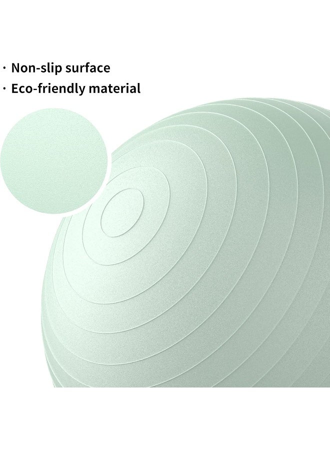 PROIRON Exercise Ball Anti-Burst Yoga Ball Chair with Quick Pump Slip Resistant Gym Ball Supports 500KG Balance Ball for Pilates Yoga Birthing Pregnancy Stability Gym Workout Training - Image 2