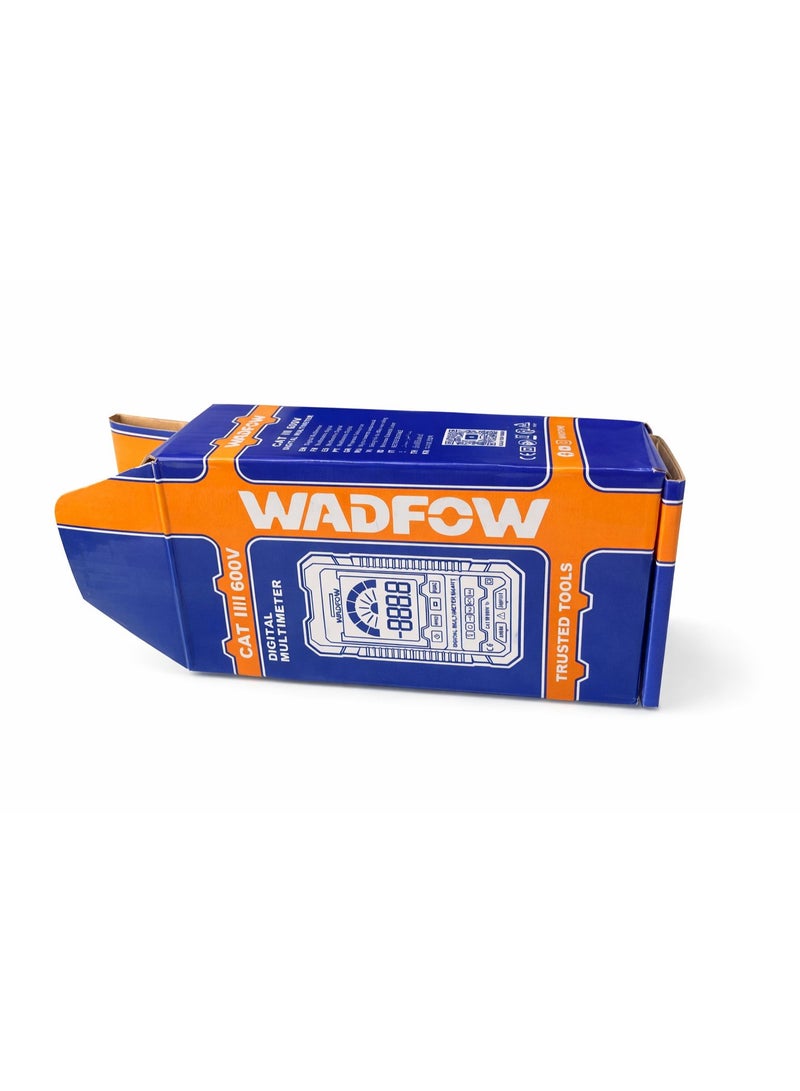 وادفو ملتيميتر رقمي احترافي WADFOW CAT III 600V – دقة عالية 4000 Counts – قياس الجهد والتيار والمقاومة – جودة عالية - Image 2