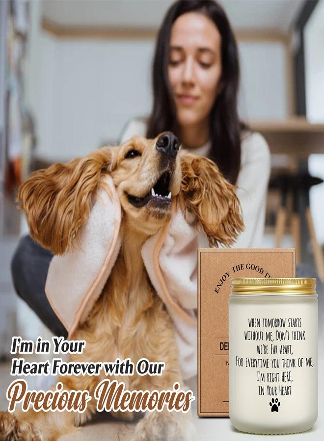 PARDIEUR Dog Memorial Gifts for Loss of Dog, Pet Loss Gifts, Sympathy Candle for Cats Doggie Passing Away, Bereavement Remembrance Grief Condolence Present for Pet Lovers Friends Families in Memory of Doggie - Image 4