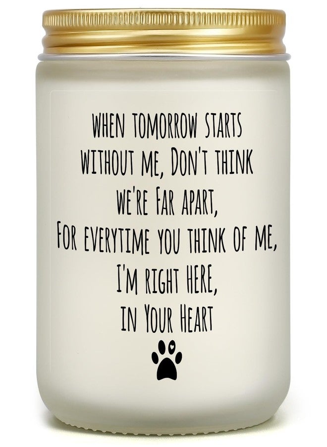 PARDIEUR Dog Memorial Gifts for Loss of Dog, Pet Loss Gifts, Sympathy Candle for Cats Doggie Passing Away, Bereavement Remembrance Grief Condolence Present for Pet Lovers Friends Families in Memory of Doggie - Image 1