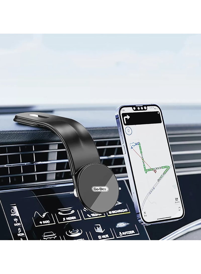 GO-DES Multi-Angle MagSafe Charging Car Phone Holder – Secure Mount with Fast Charging for Your iPhone - Image 3