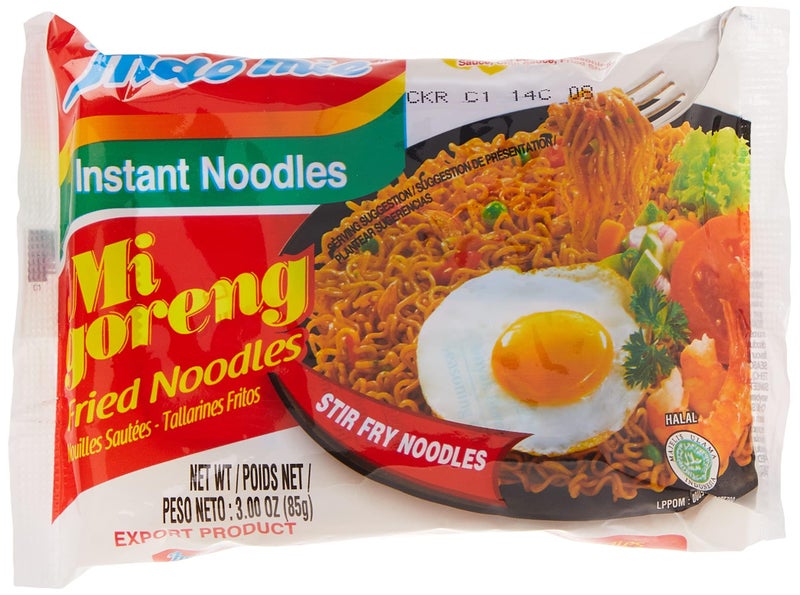 Indomie Mi Goreng Instant Stir Fry Noodles, Halal Certified, Original Flavor (Pack of 30) - Image 1