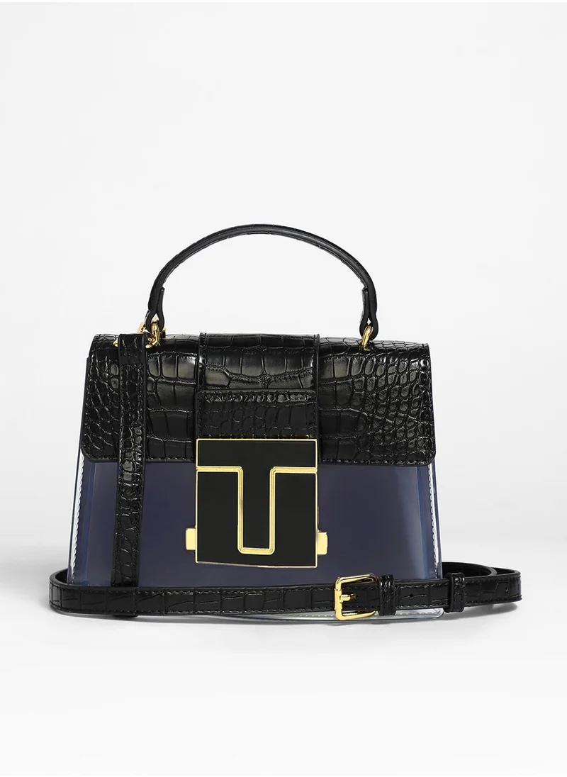 Haute Sauce Frosted Block Hand Bag