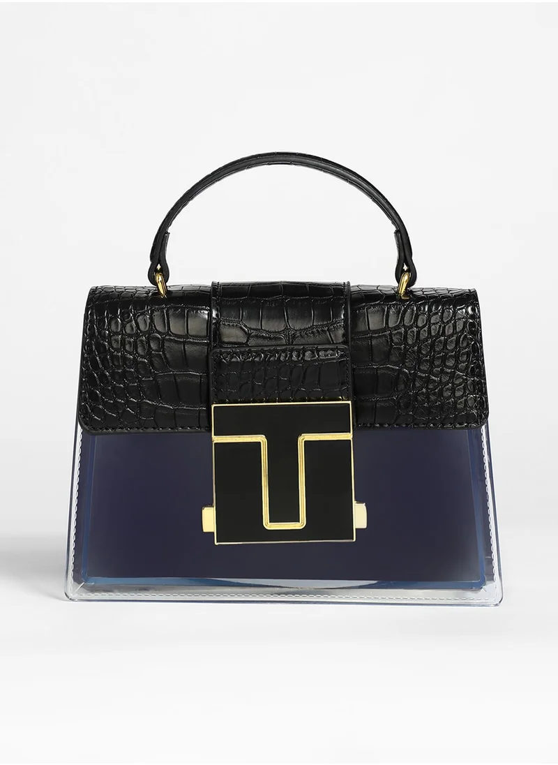 Haute Sauce Frosted Block Hand Bag